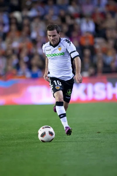 Juan Manuel Mata in actie — Stockfoto