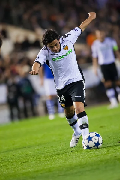 Alberto Costa Facundo z piłką — Zdjęcie stockowe