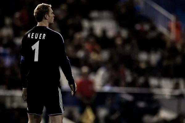 Kapus Manuel Neuer, a játék során — Stock Fotó