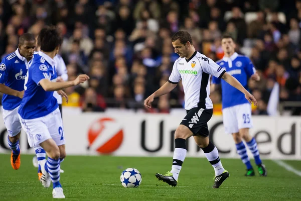 Roberto Soldado v akci — Stock fotografie