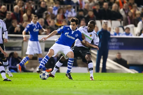 Jose Manuel Jurado (L) and  Miguel (R) in action — Stock Photo, Image