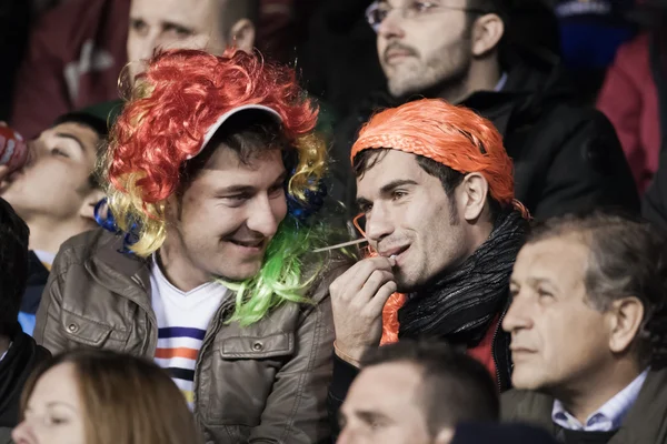 Fans during the game — Stock Photo, Image