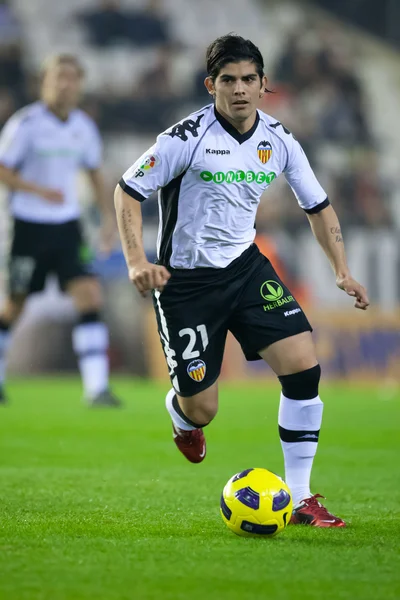 Ever Maximiliano Banega during the game — Stock Photo, Image