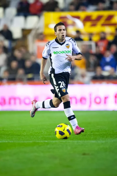 Jordi Alba with a ball — Stock Photo, Image