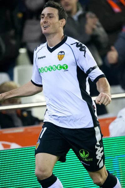 Aritz Aduriz  celebrate scoring goal — Stock Photo, Image