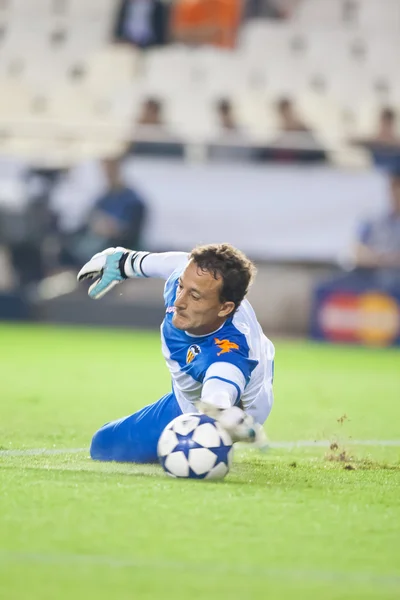 Goleiro Cesar Sanchez aquecendo — Fotografia de Stock