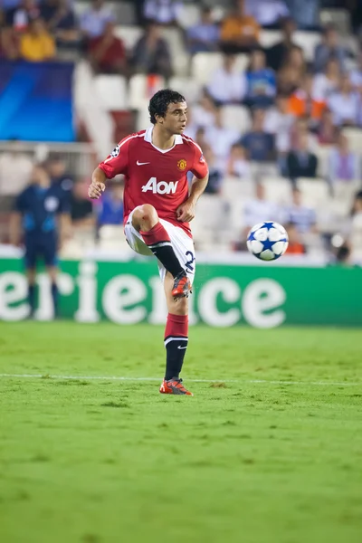 Rafael Da Silva under spelet — Stockfoto
