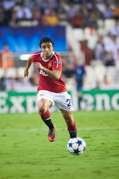 Rafael Da Silva during the game — Stock Photo, Image