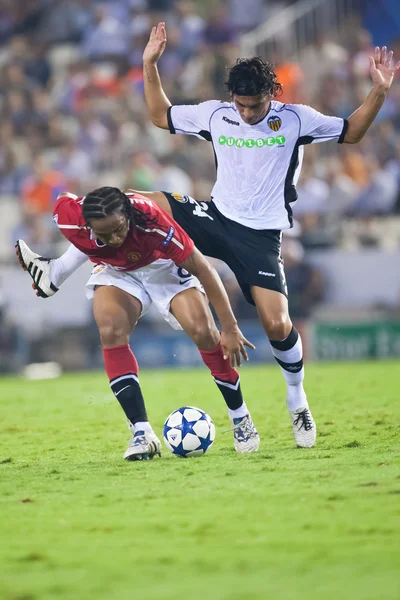 Anderson (L) a Facundo Alberto Costa (R) během hry — Stock fotografie