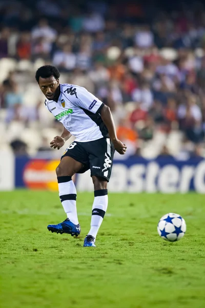 Fernandes in action during the game — Stock Photo, Image