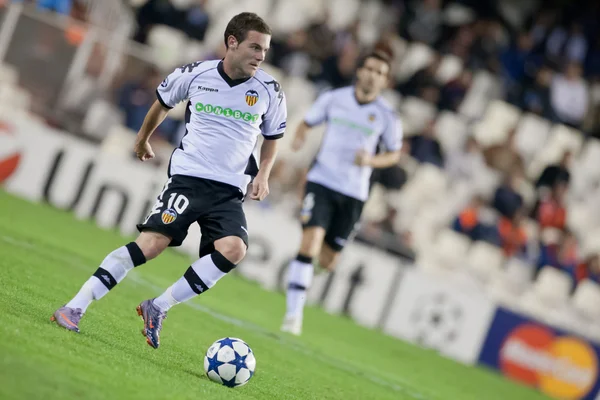 Juan Manuel Mata in actie — Stockfoto