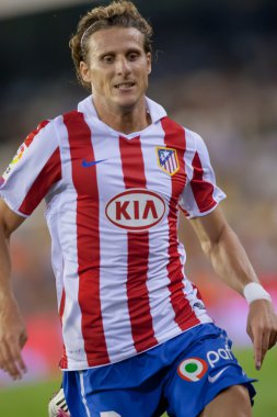 Diego Forlan'ı maç sırasında