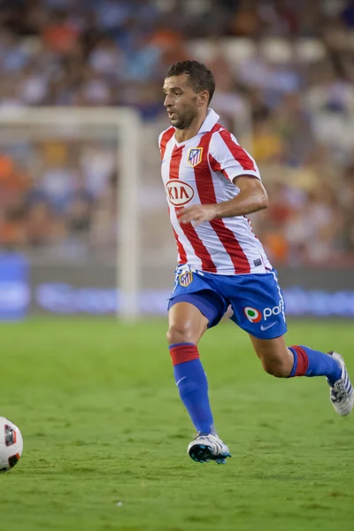 Simao during the game — Stock Photo, Image