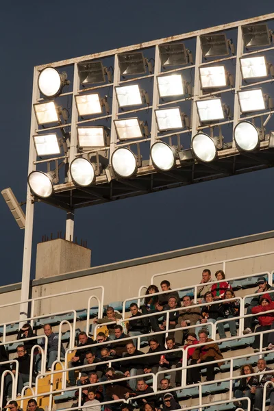 Abanicos durante el juego — Foto de Stock