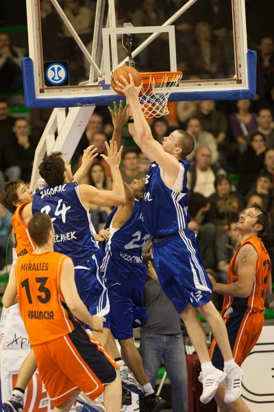 Players during the game — Stock Photo, Image