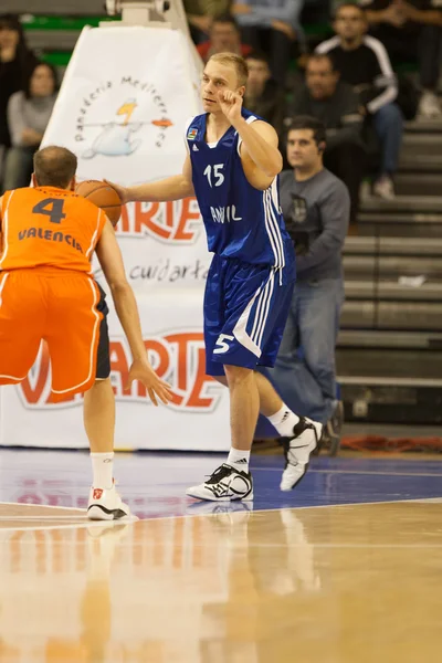 Players during the game — Stock Photo, Image