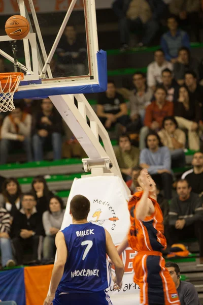 Players during the game — Stock Photo, Image