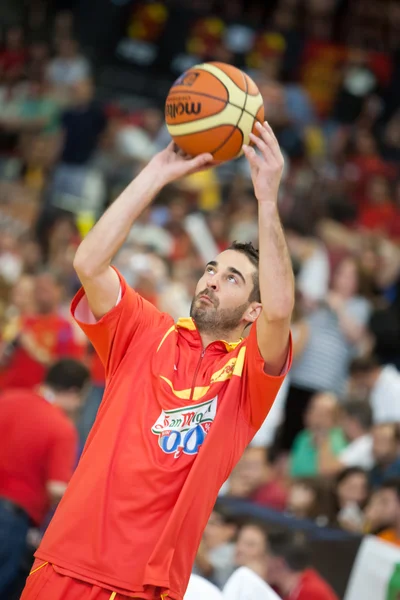 Juan Carlos Navarro, a játék során — Stock Fotó