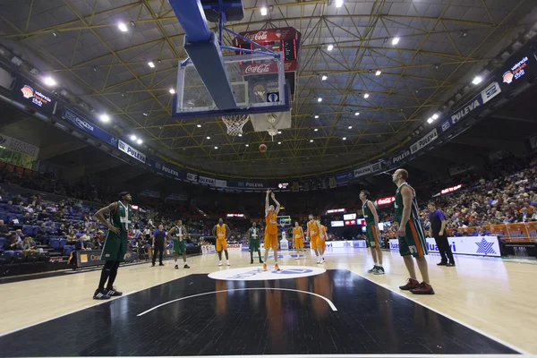 Teams during the game — Stock Photo, Image