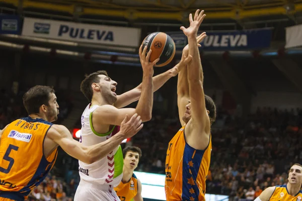 Jugadores en acción — Foto de Stock