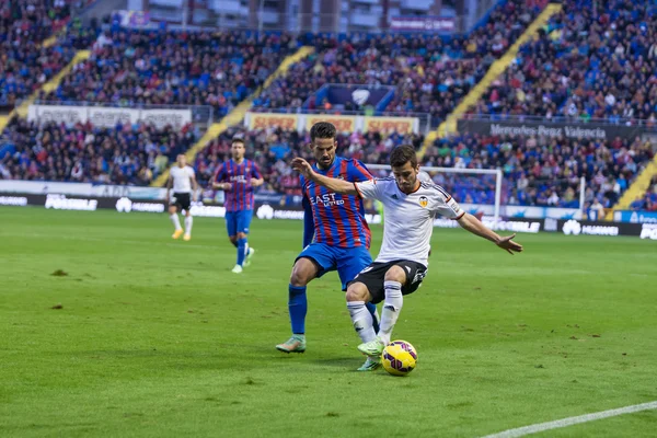 Jose Gaya (R) e Ruben Garcia Santos (L) in azione — Foto Stock