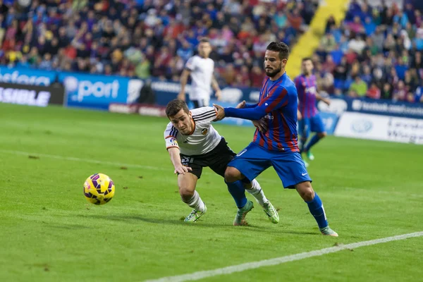 Jose Gaya (L) e Ruben Garcia Santos (R) in azione — Foto Stock