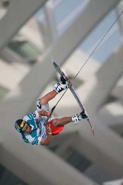 Athlete during performance at Red Bull Art of Wake