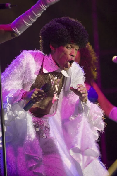 Actuaciones del original Boney M con Bobby Farrel — Foto de Stock