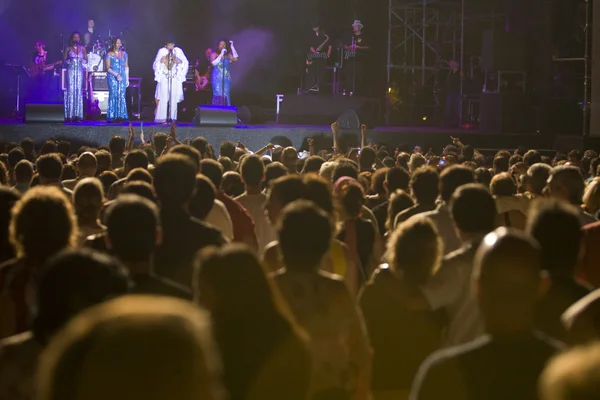 Esibizioni dell'originale Boney M con Bobby Farrel — Foto Stock