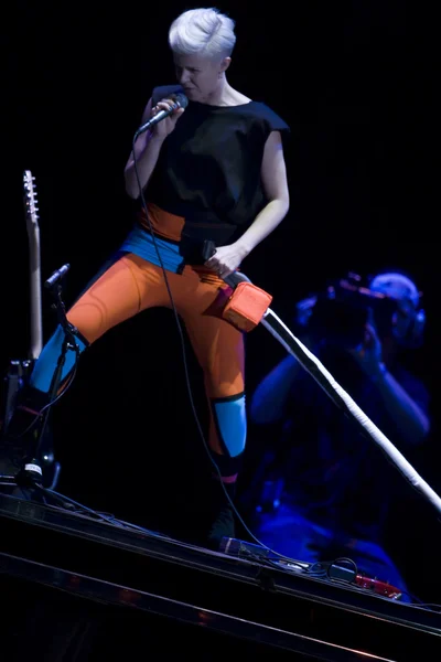 Robyn at the opening act — Stock Photo, Image