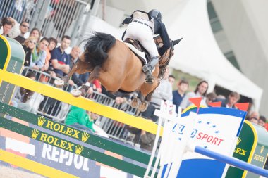 Binici küresel Şampiyonlar Tur İspanya atlı