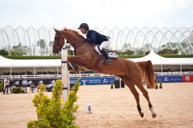 Binici küresel Şampiyonlar Tur İspanya atlı