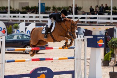 Binici küresel Şampiyonlar Tur İspanya atlı