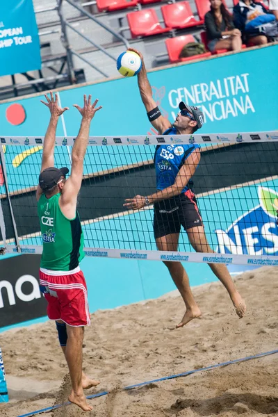 Beachvolleyball-Europameisterschaft — Stockfoto