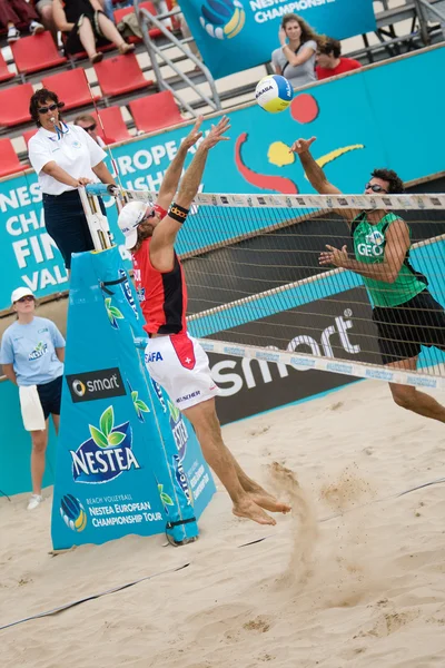 European Beach Volleyball Championship — Stock Photo, Image