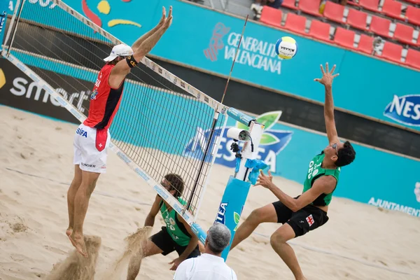 Beachvolleyball-Europameisterschaft — Stockfoto