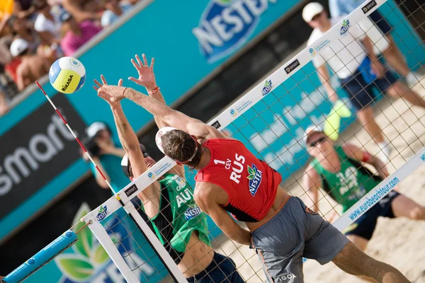 Campeonato Europeu de Voleibol de Praia — Fotografia de Stock