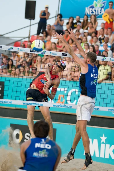 Europese Beach Volleybal Championship — Stockfoto
