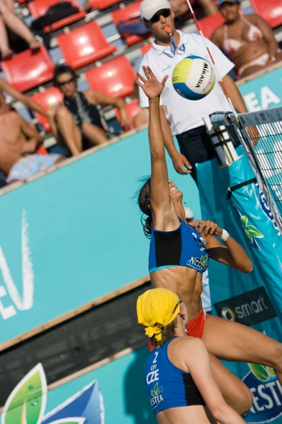 Beachvolleyball-Europameisterschaft — Stockfoto