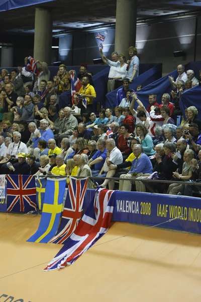 Fans during IAAF World Indoor Championships — Stock Photo, Image