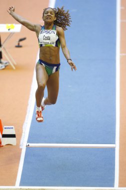 Keila Costa kadınlar uzun atlama rekabet