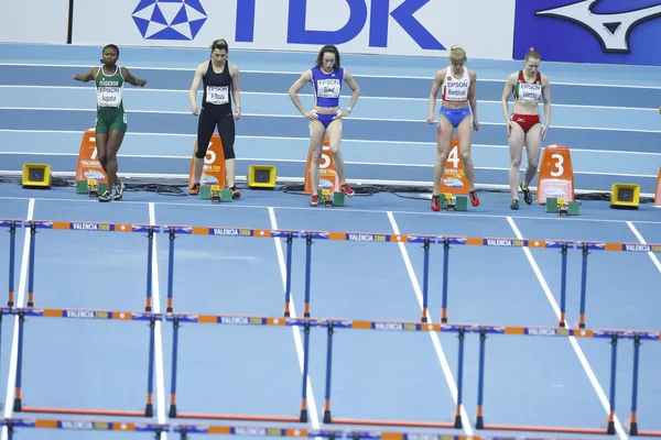 Cindy Billaud, kadınlar 60 metre Engelli — Stok fotoğraf