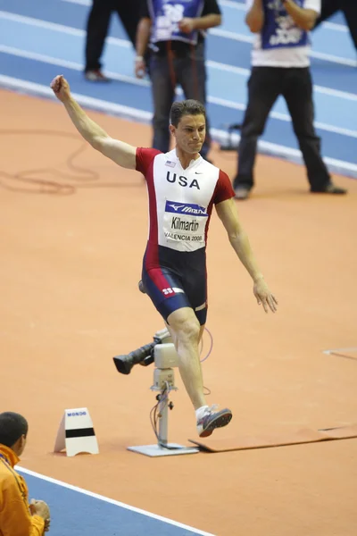 Donovan Kilmartin compete no salto em comprimento heptathlon masculino — Fotografia de Stock