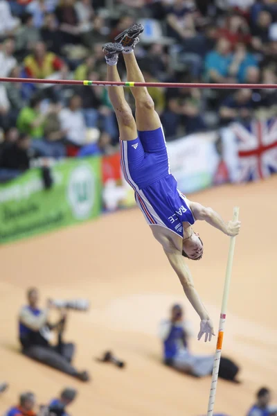 Renaud Lavillenie participe au saut à la perche masculin — Photo