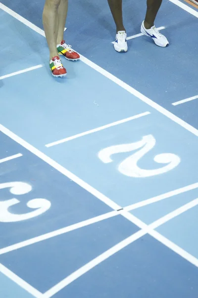 Circuito de carreras durante el Campeonato Mundial de Interior de la IAAF —  Fotos de Stock