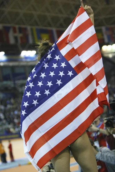 Lori LoLo Jones of USA celebrate — Stock Photo, Image