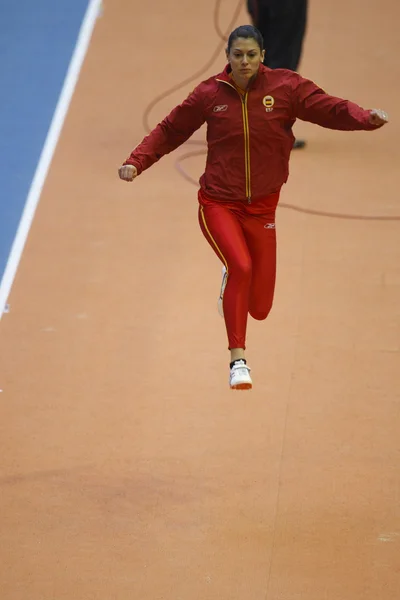 Concepcion Montaner competes in the Women's long jump — Stock Photo, Image