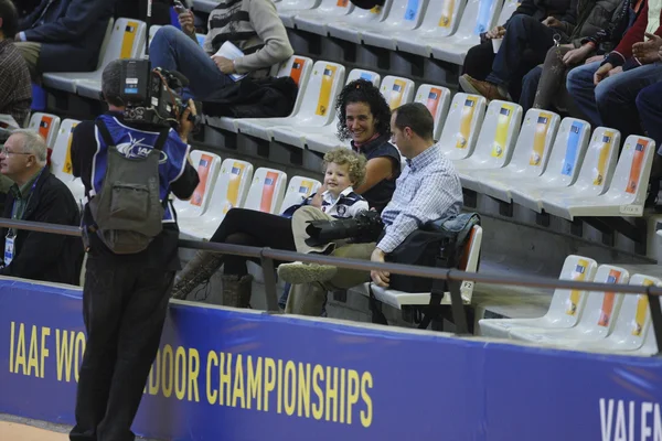 Pubblico al Campionato del Mondo indoor IAAF — Foto Stock