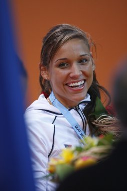 Lolo Jones ile altın madalya kadınlar 60 metre Engelli