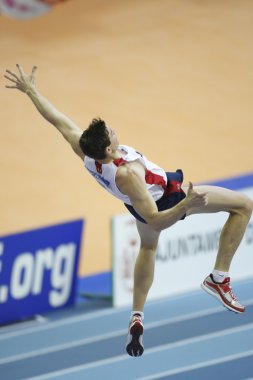 Derek Miles Erkekler sırıkla yarışıyor